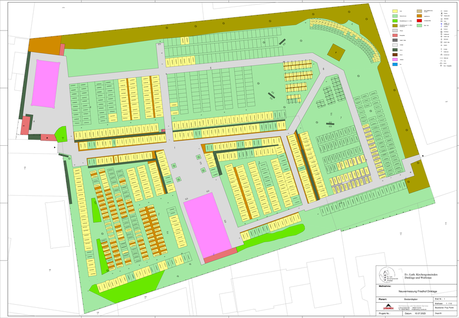 Lageplan Friedhof